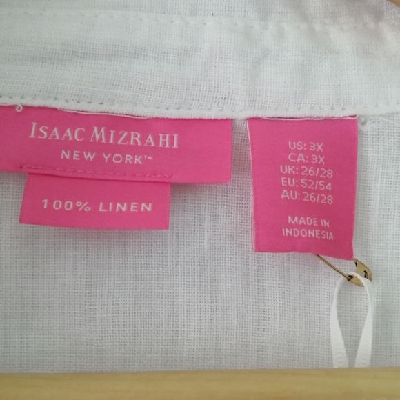Isaac Mizrahi White Blouse - Picture 3 of 6